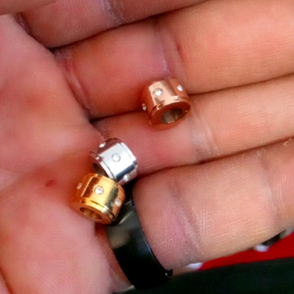 Swarowski Steel Charms
